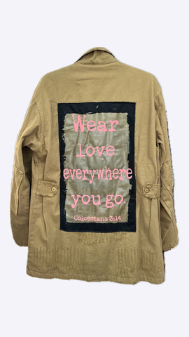 BEIGE BURBERRY JACKET