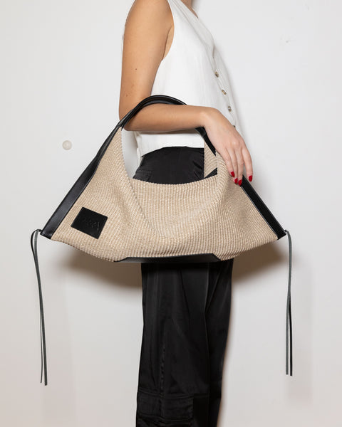 GRACE RAFFIA - BROWN
