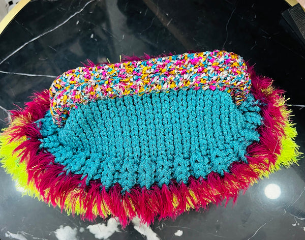 Bag Clutch Fluffy - Multicolor