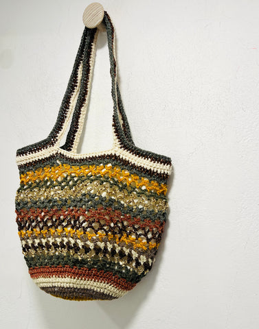 Crochet bag - Gold / Khaki