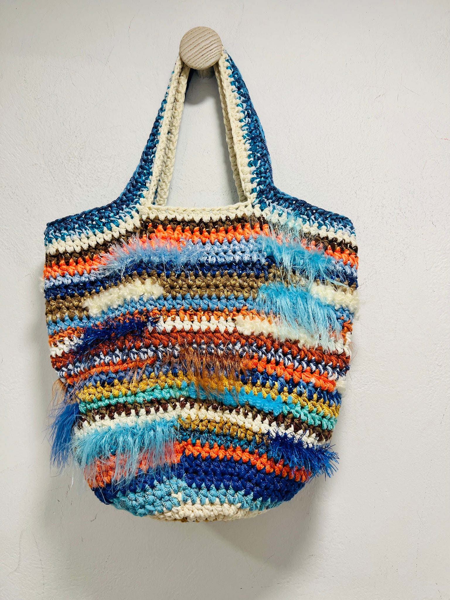 Crochet bag - Blue