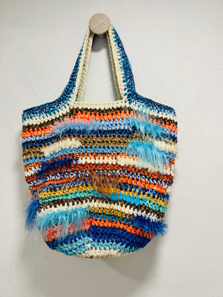 Crochet bag - Blue
