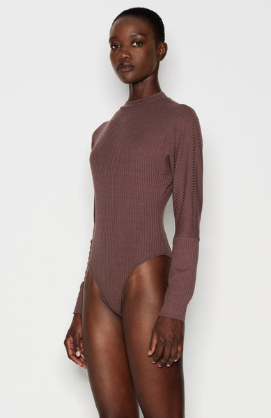 VISTA VISION BODYSUIT - RUSSET BROWN