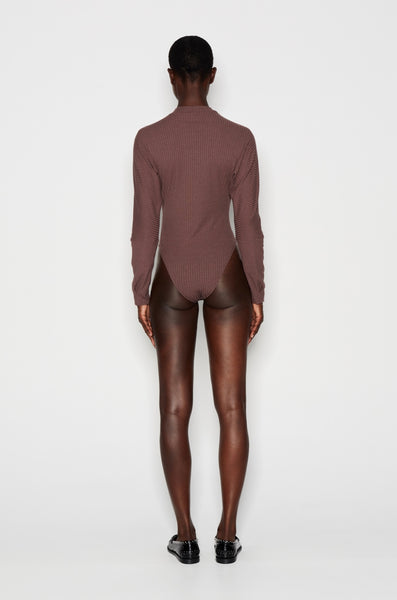 VISTA VISION BODYSUIT - RUSSET BROWN