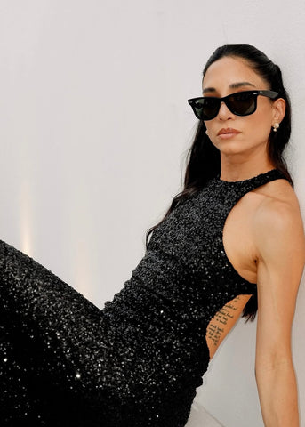 STARLIT DRESS - BLACK