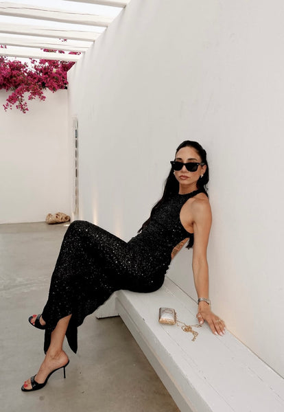 STARLIT DRESS - BLACK