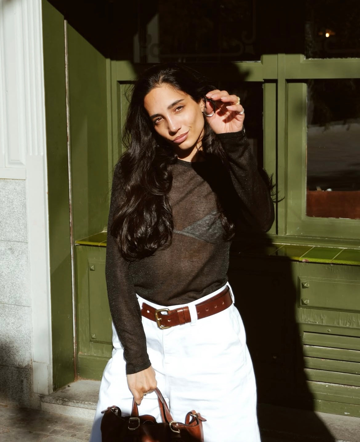 ATLAS BLOUSE - BLACK