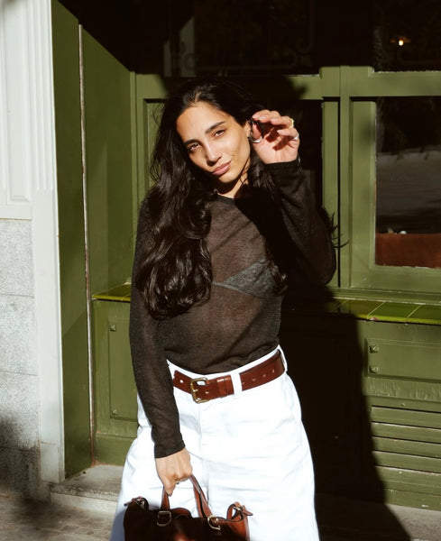 ATLAS BLOUSE - BLACK