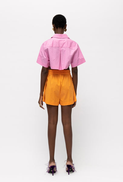Elia Orange Shorts