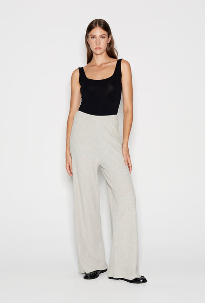 TAGLINES KNITTED TROUSERS - GREY