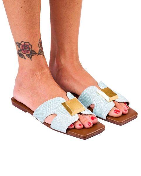 Sandal Glam - Turquoise