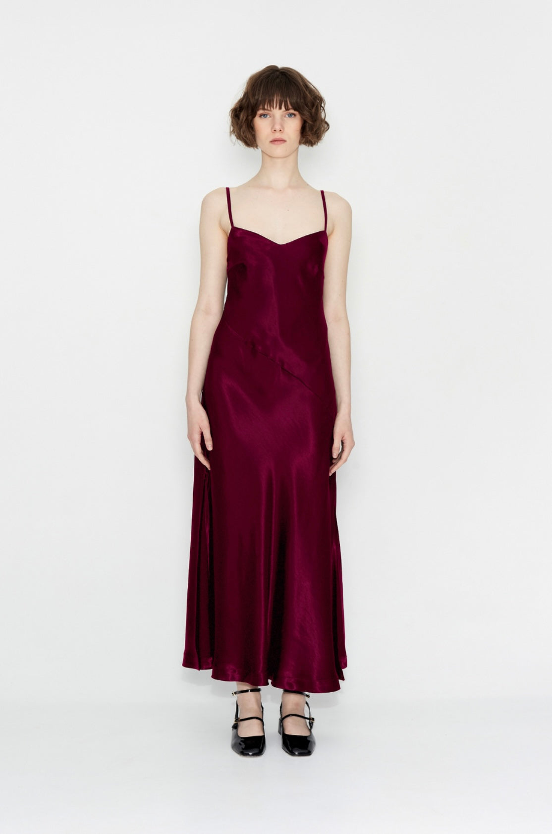 SEMPRE RED WINE DRESS