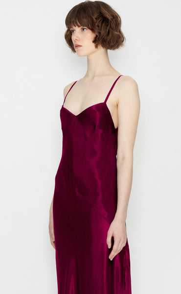 SEMPRE RED WINE DRESS