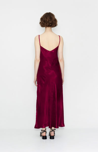 SEMPRE RED WINE DRESS