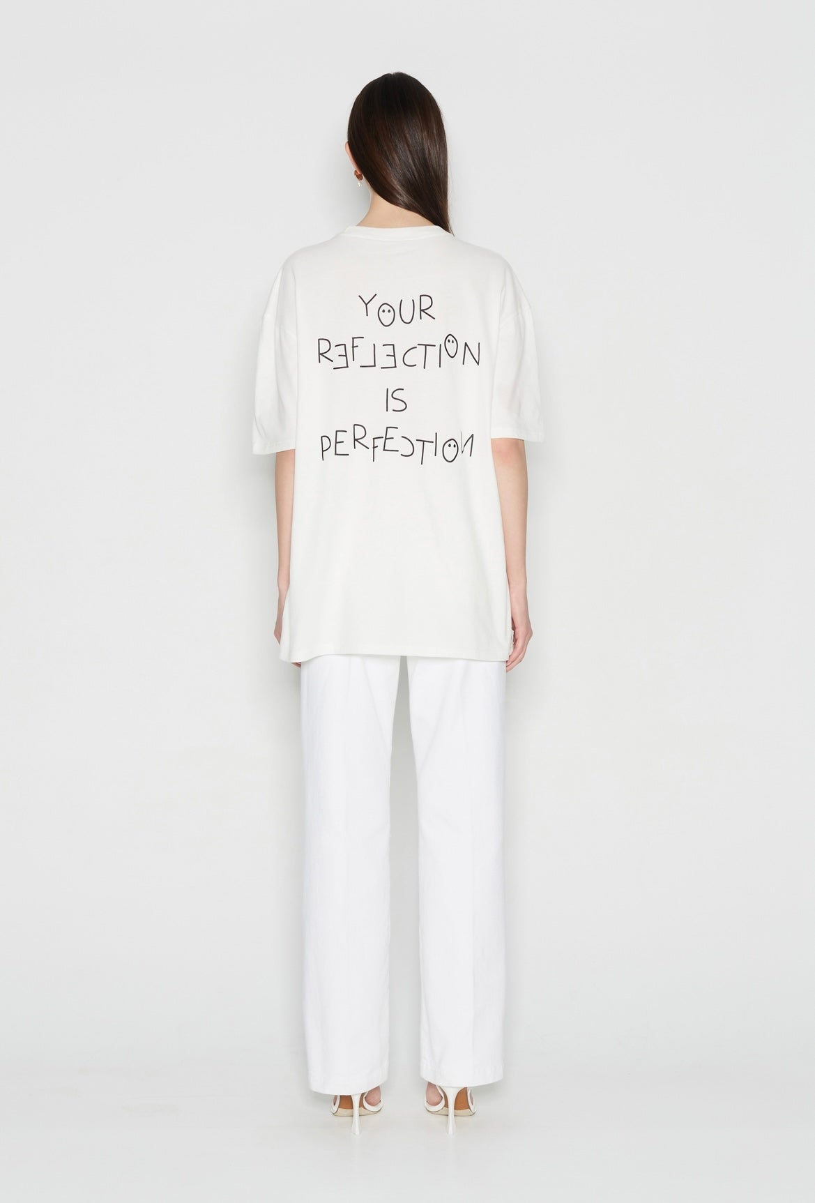 REFLECTED PERFECTION T-SHIRT- WHITE