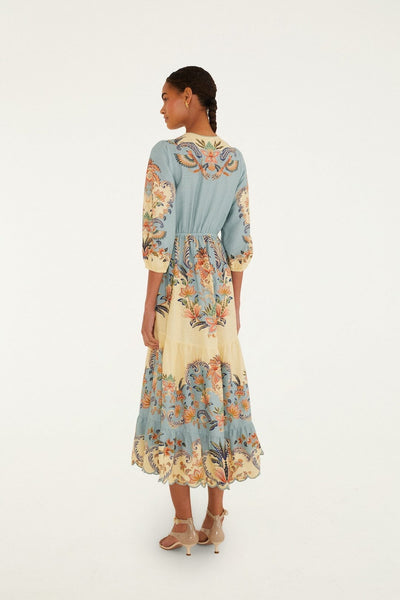 Butter Yellow Boho Beauty Lenzing Ecovero Euroflax Maxi Dress