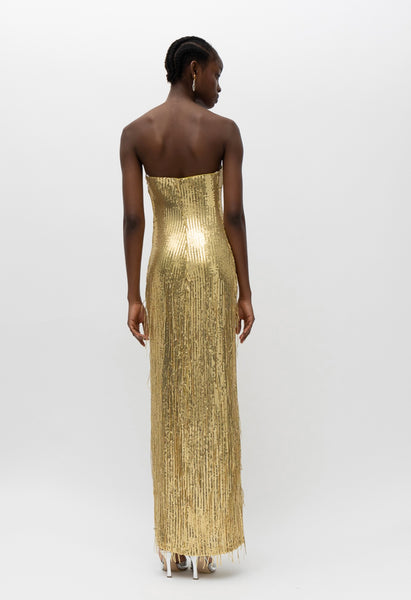 Noelia Gold Sequin Dress