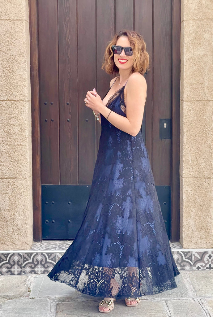 lace dress greece A night in Greece