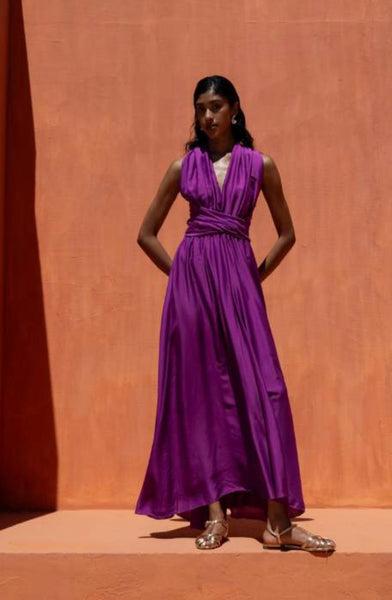 CIRA DRESS - PURPLE