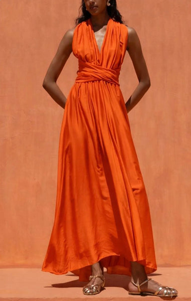 CIRA DRESS - ORANGE