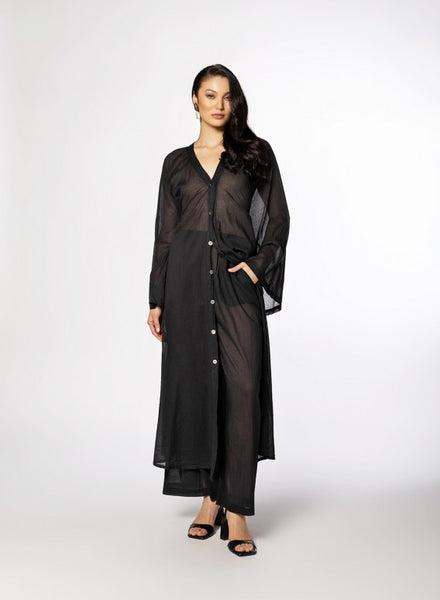 PANTS WIDE LEG VOILE