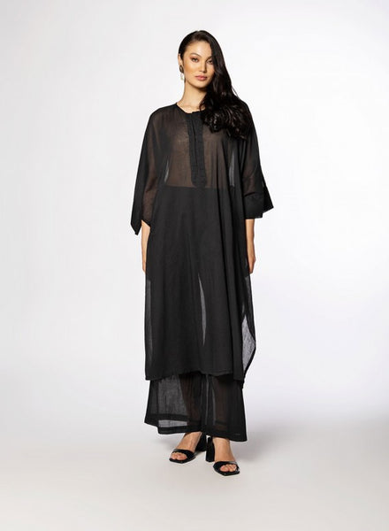 PANTS WIDE LEG VOILE