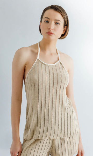 KNITTED BEIGE TOP