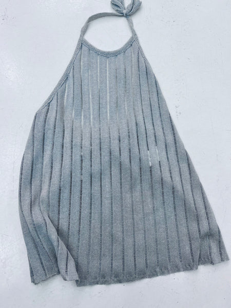 KNITTED LIGHT GREY TOP