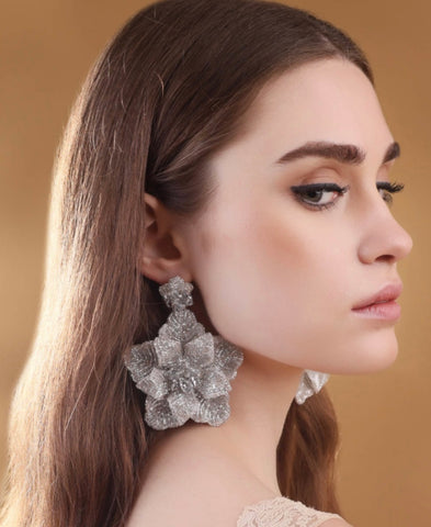 Primrose Earrings - Silver