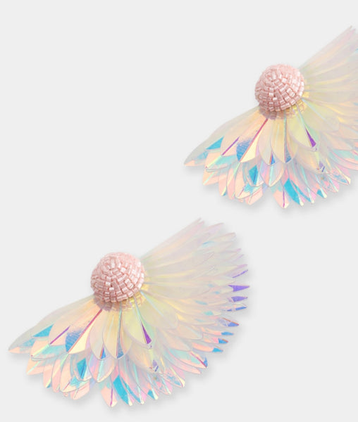Marigold Earrings - Light pink