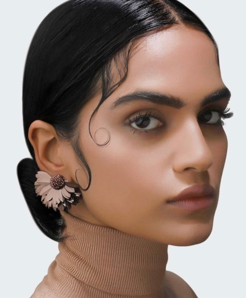 Marigold Earrings - Bronze