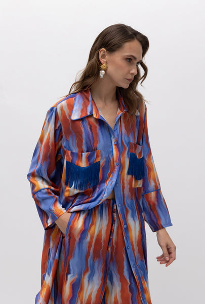 Pampas Blue Terracotta Shirt