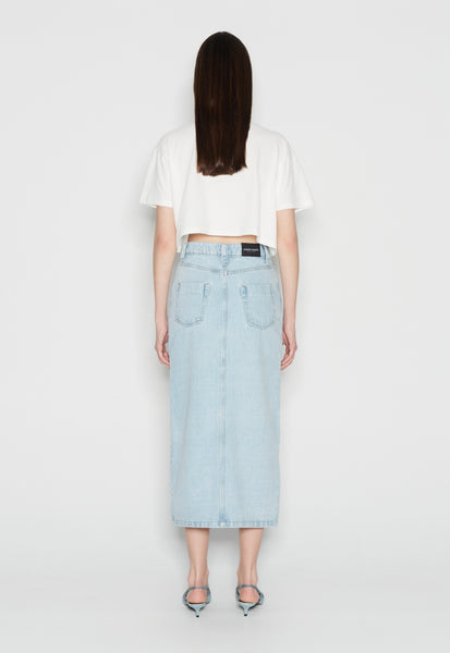 AQUAMARINE DENIM SKIRT