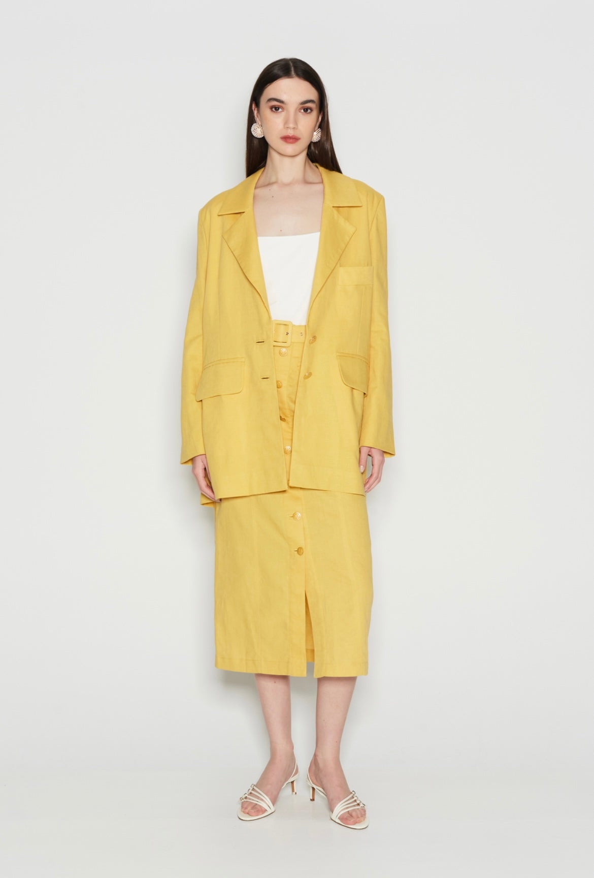 FELICITY BLAZER - OCHRE