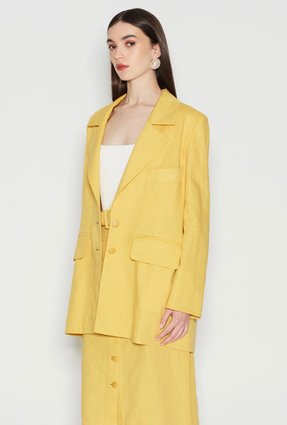 FELICITY BLAZER - OCHRE