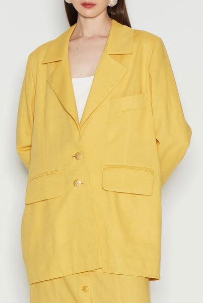 FELICITY BLAZER - OCHRE