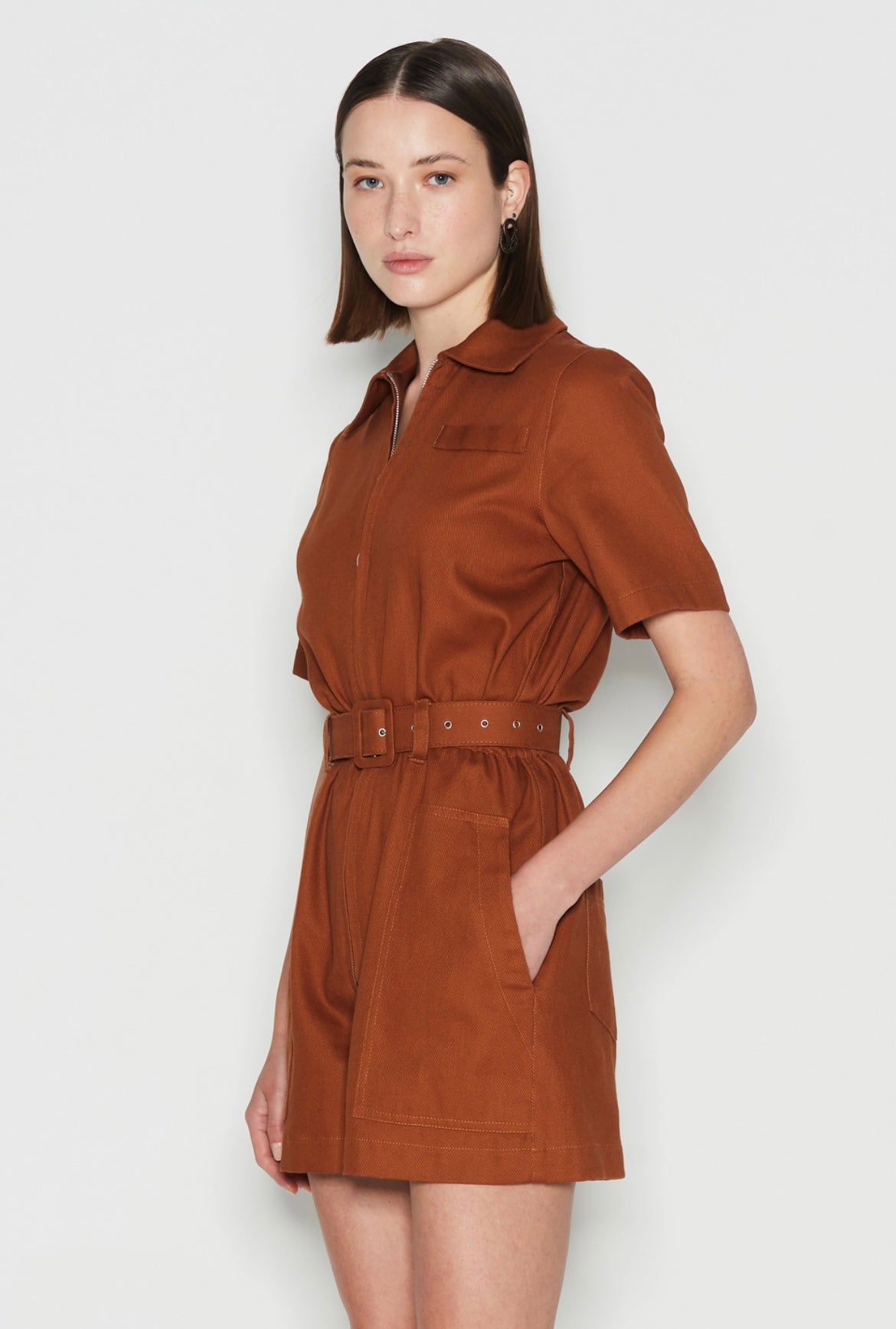 ODYSSEY PLAYSUIT - BROWN