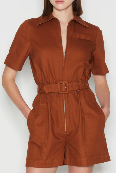 ODYSSEY PLAYSUIT - BROWN