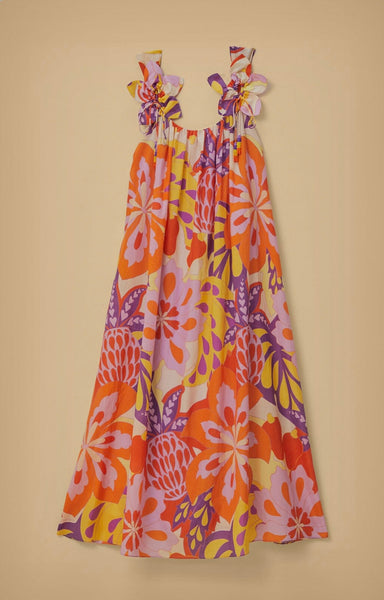 Lee Floral Sleeveless Maxi Dress