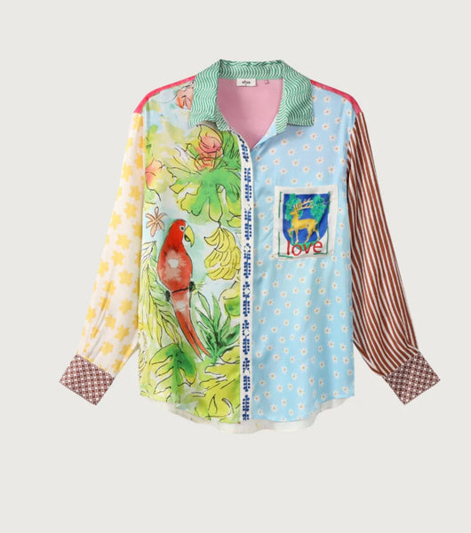 Isabel Pura Vida Printed Shirt