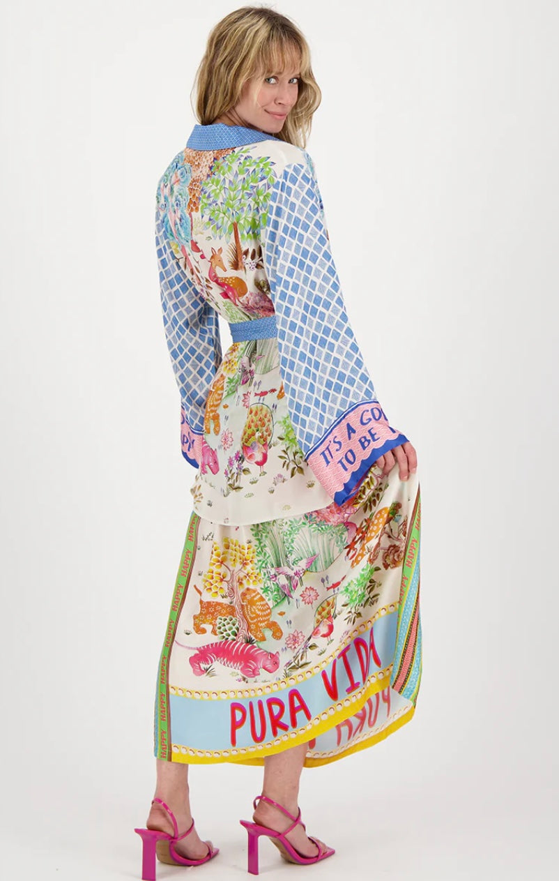 Lucia Pura Vida Kimono Belted Jacket