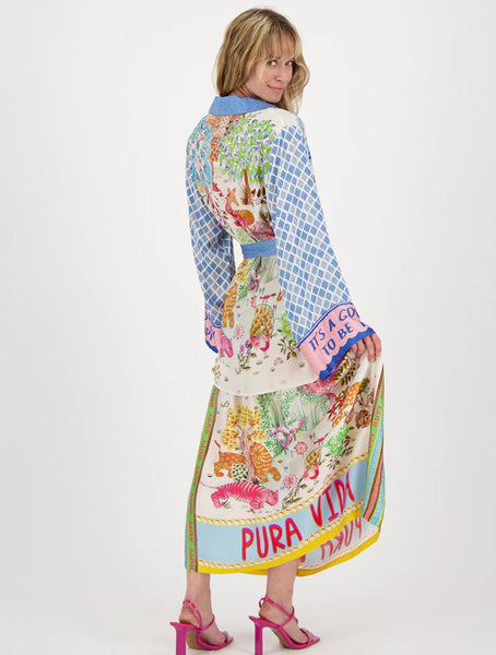 Vanessa Pura Vida Midi Skirt