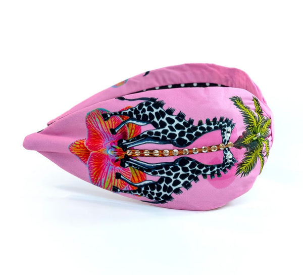 Pink Giraffe Headband