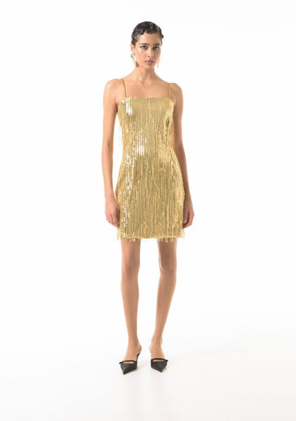 Lorenza Gold Dress