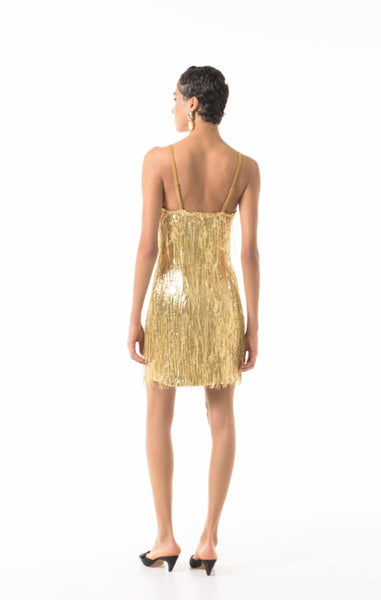 Lorenza Gold Dress