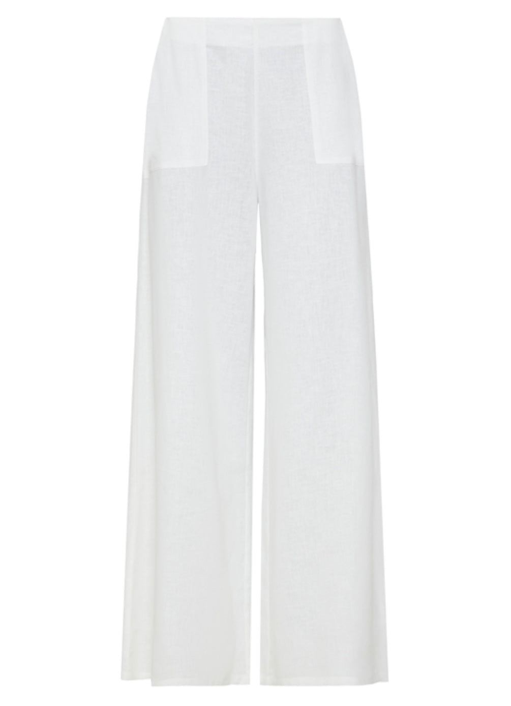 LINEN PANTS WHITE