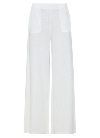 LINEN PANTS WHITE