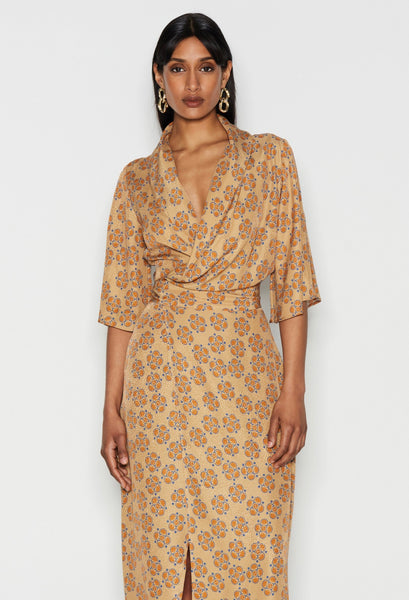 CORALIA WRAP DRESS