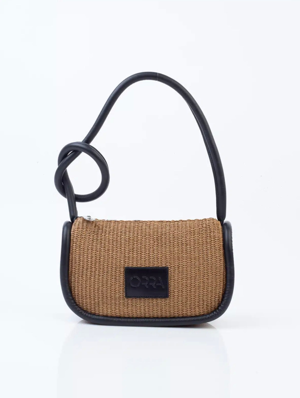 MANTO BAG RAFFIA BROWN