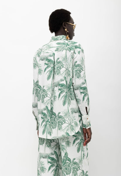 SAFARI TIGER GREEN SHIRT